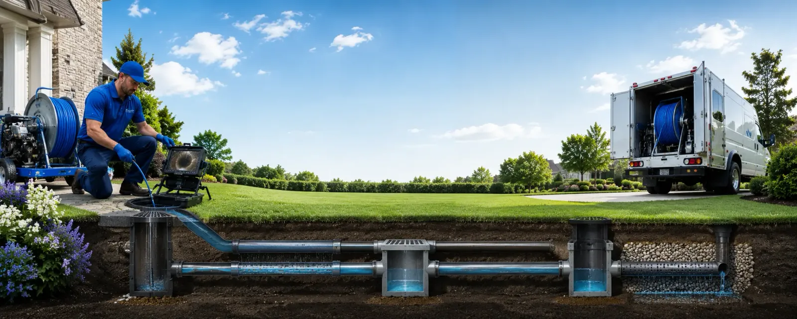 Outdoor drain cleaning information for Woodhull, IL